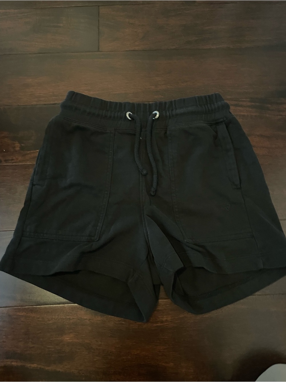 Women’s Black Drawstring Casual Shorts